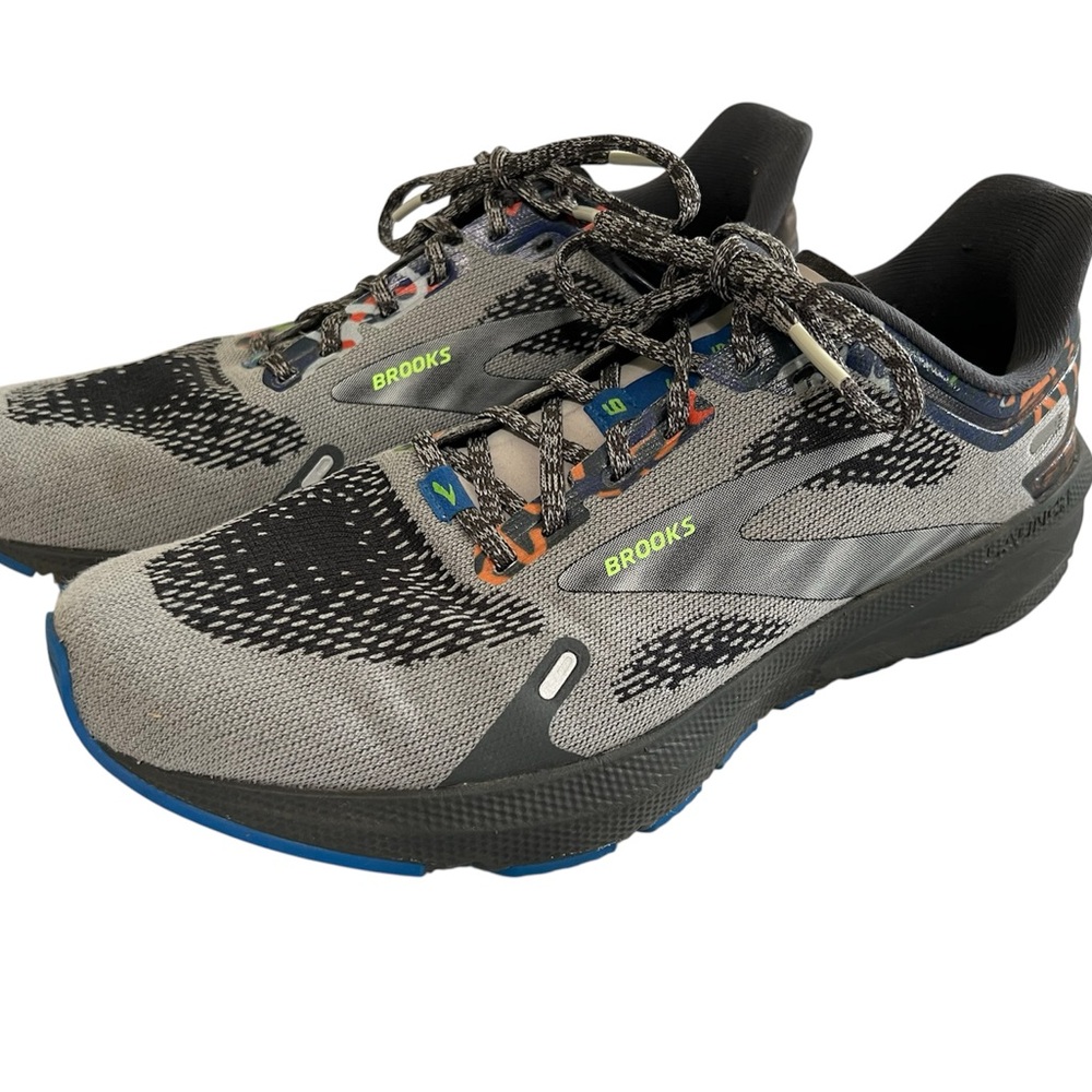 Brooks Launch 9 Gray and Black Athletic Shoes for Performance